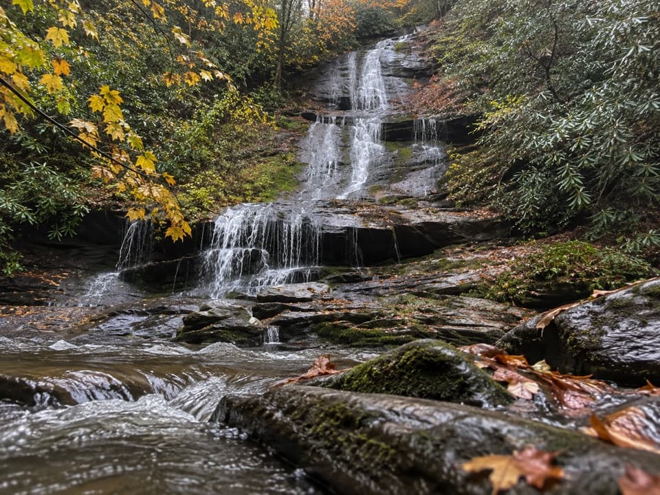 Tom Branch Falls Trail in Great Smoky Mountains National Park