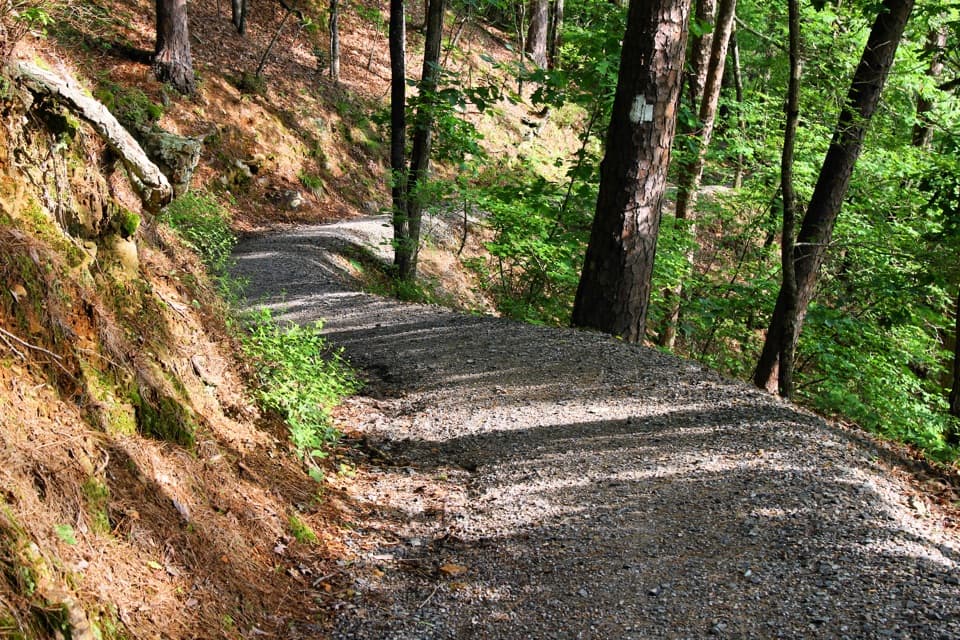 Gulpha Gorge Trail in Hot Springs National Park
