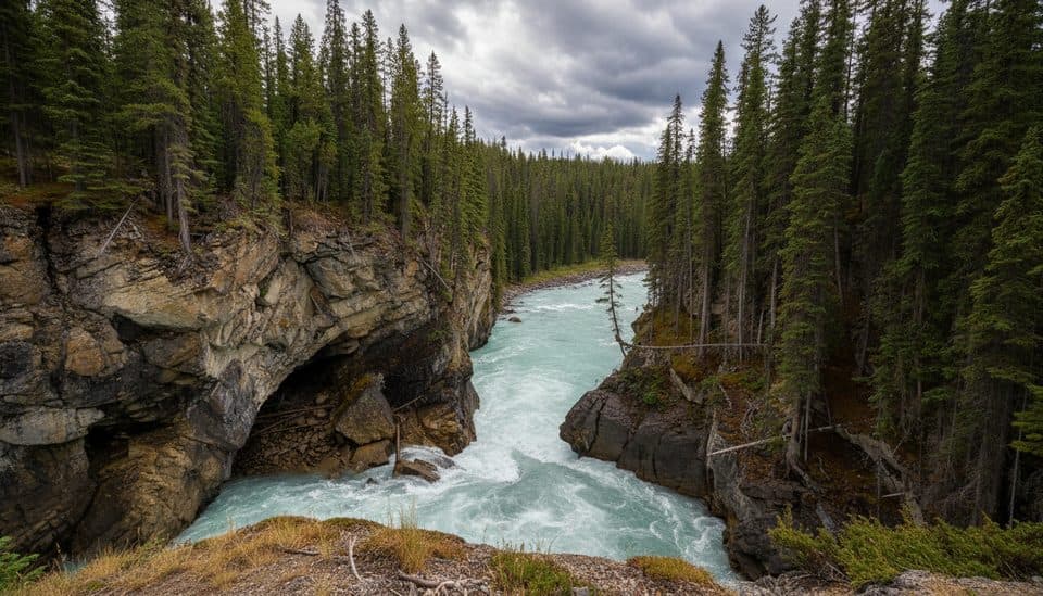 Sunwapta Canyon Trail in Jasper National Park