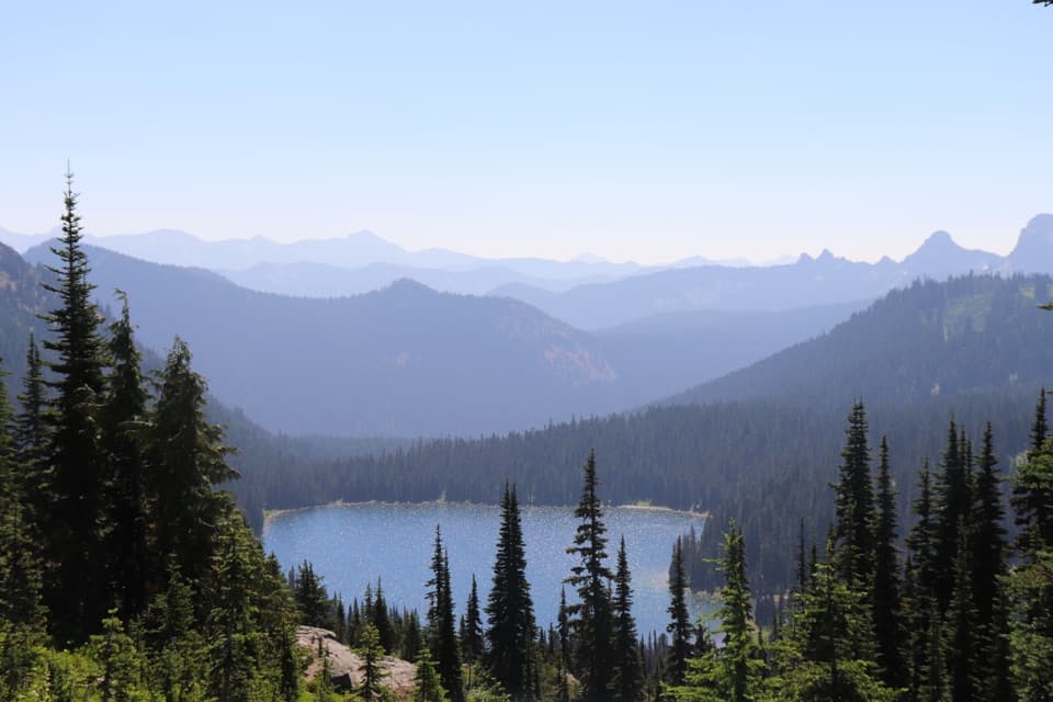 Pacific Crest Trail: Chinook Pass to Laughingwater Creek Junction in Mount Rainier National Park