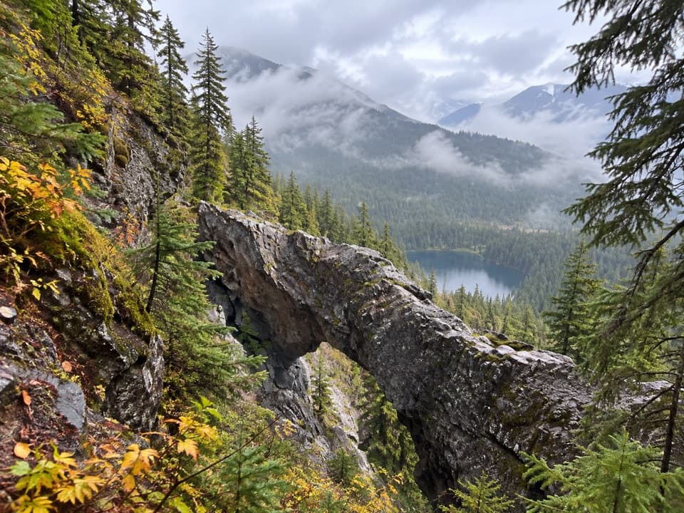 Natural Bridge Trail in Mount Rainier National Park