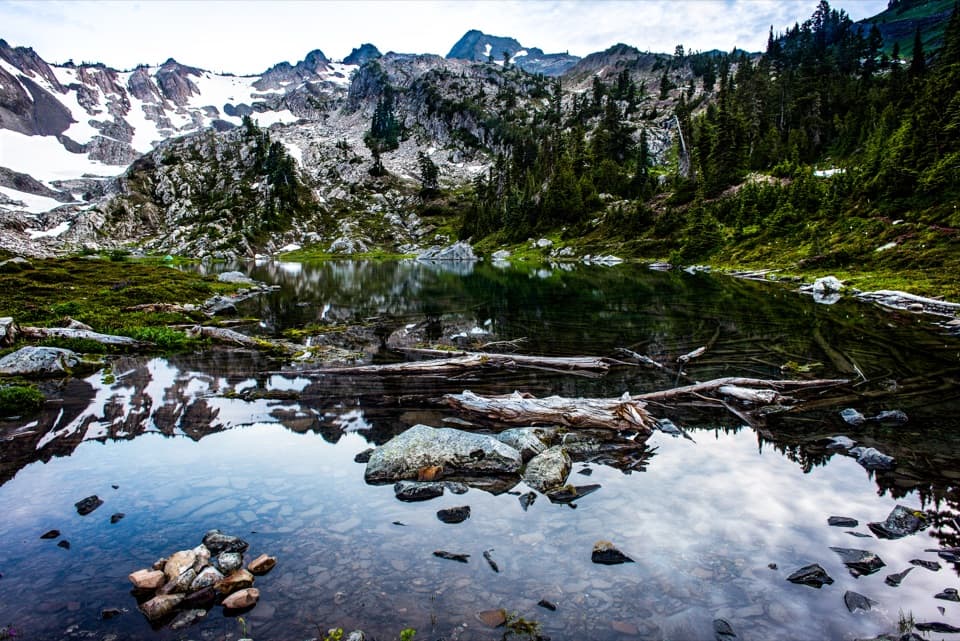Putvin Trail to Lake of the Angels in Olympic National Park