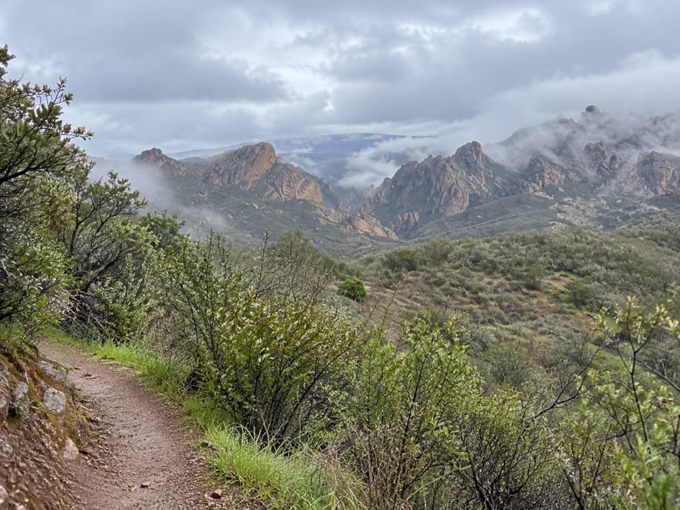 Prewett Point Trail in Pinnacles National Park