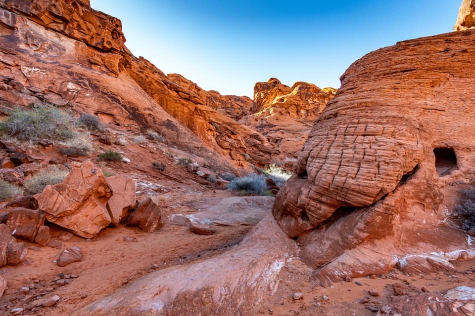 Mouse’s Tank Trail in Valley of Fire State Park