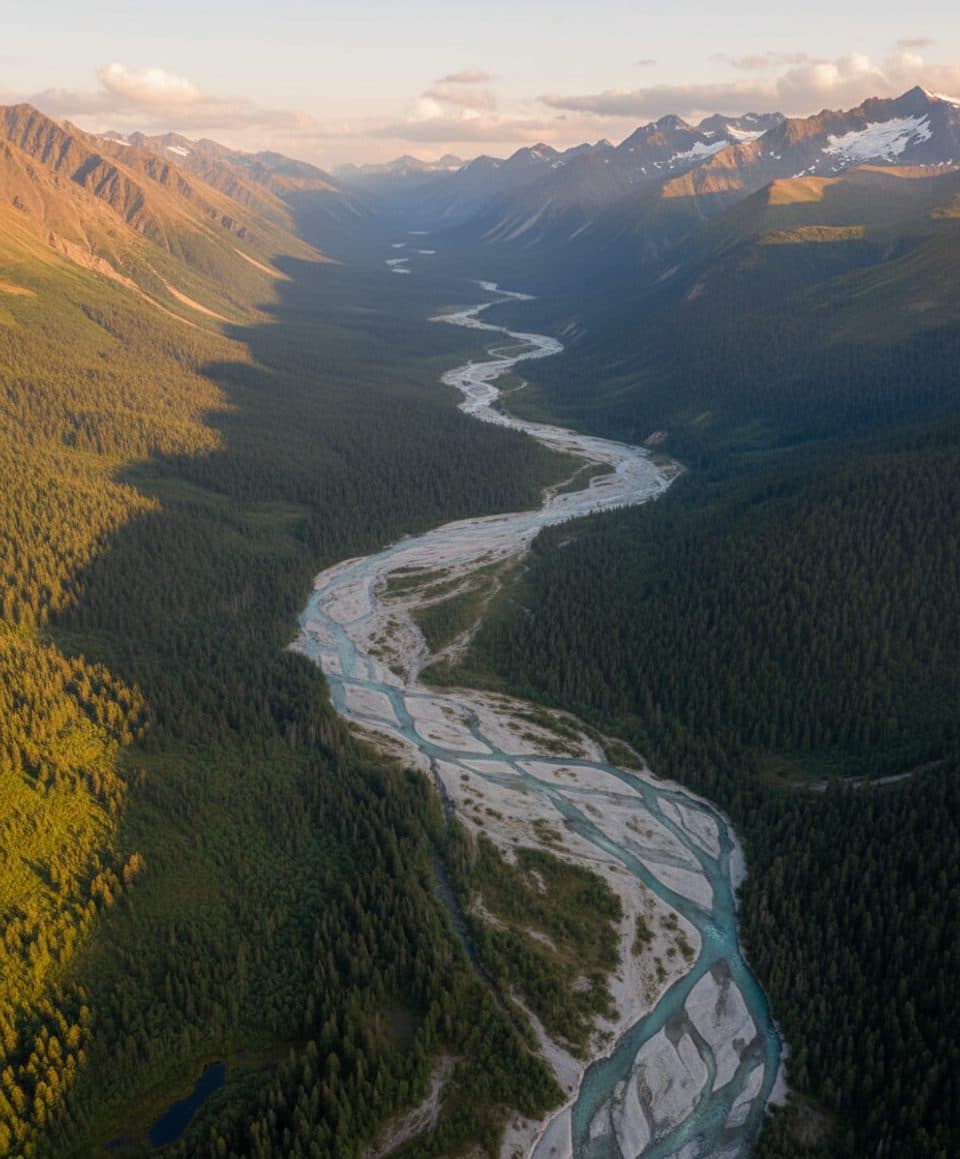 McCarthy Creek Trail in Wrangell-St. Elias National Park