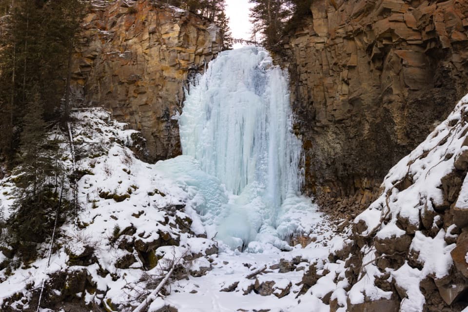 Lost Creek Falls Trail in Yellowstone National Park