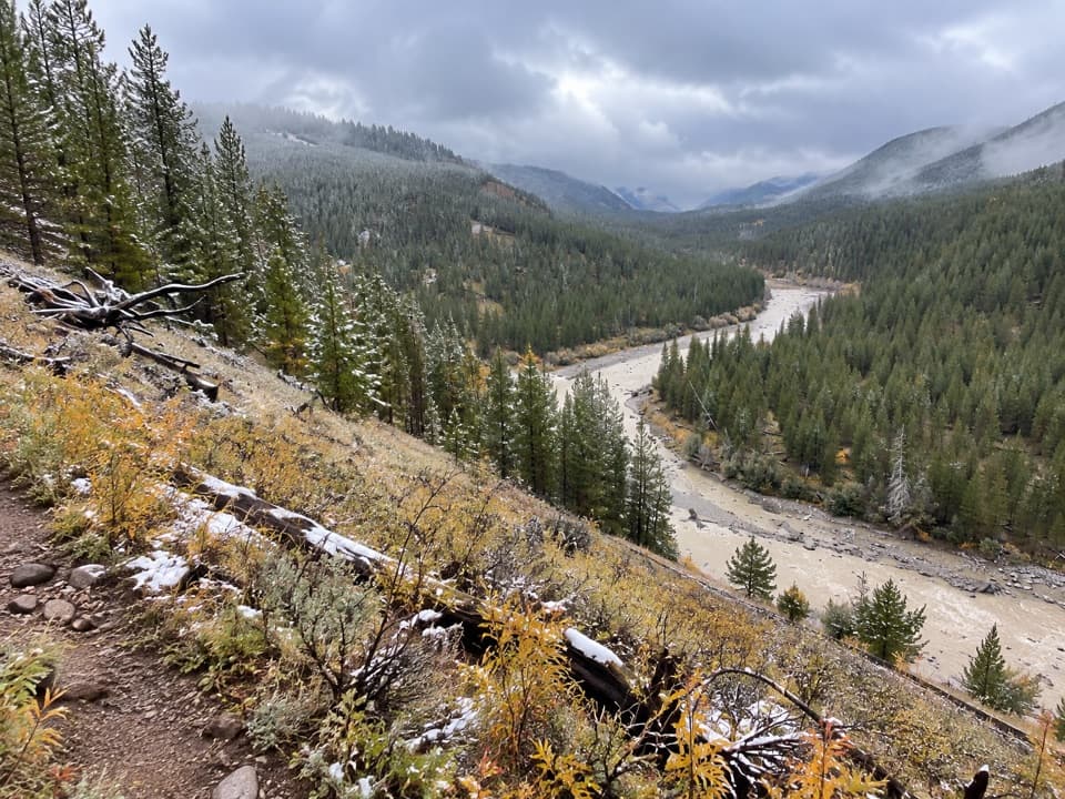Bootjack Gap Trail in Yellowstone National Park