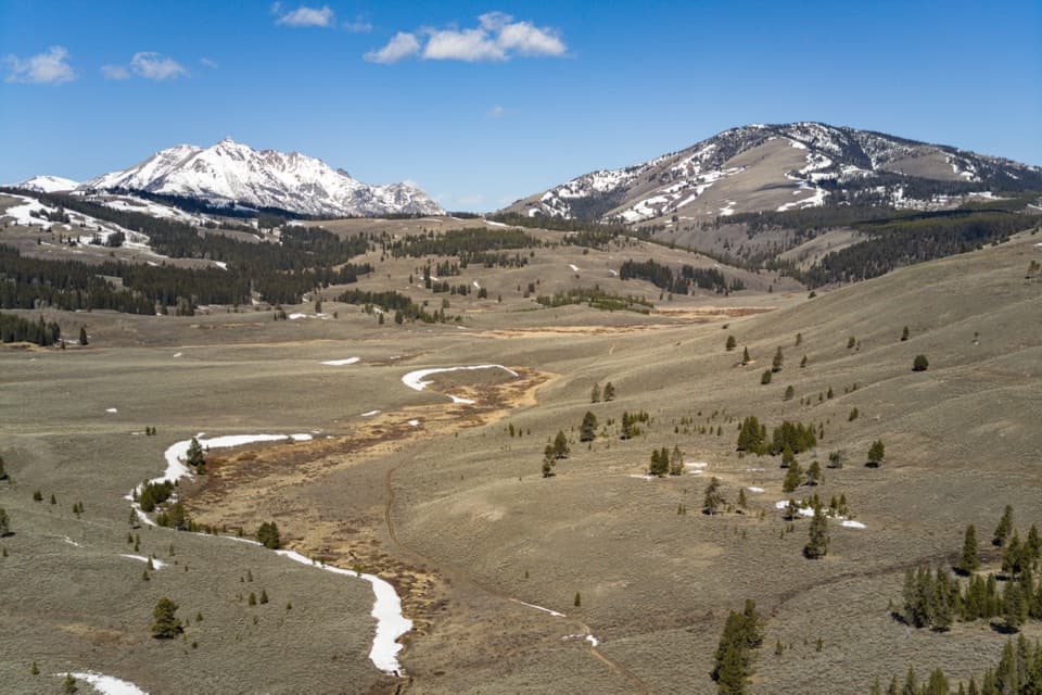 Glen Creek Trail in Yellowstone National Park