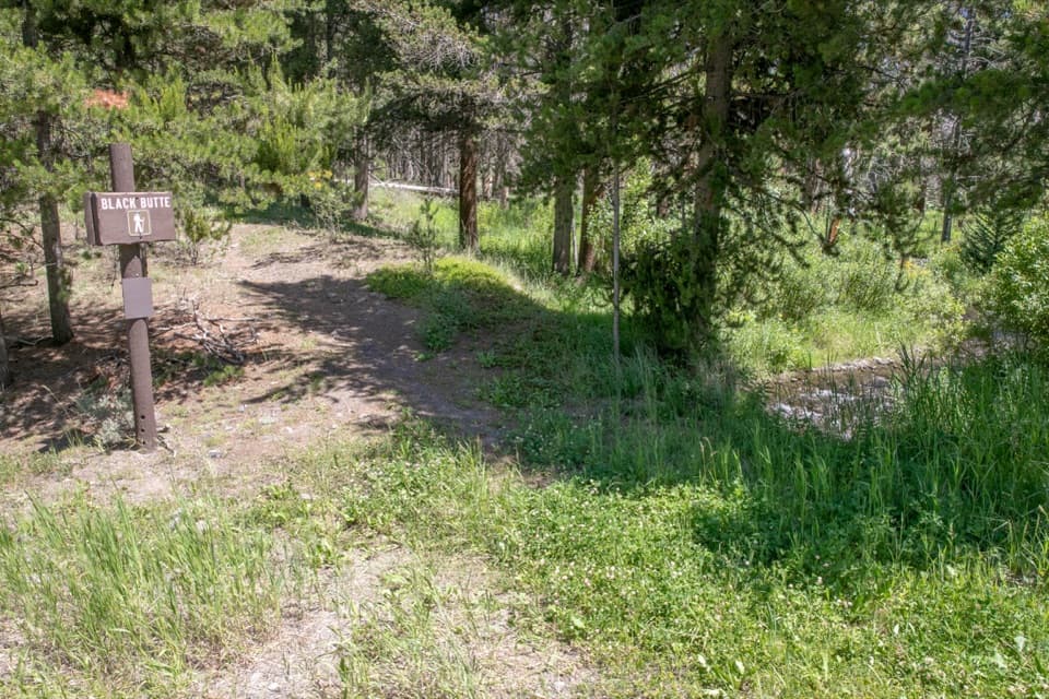 Black Butte Trail in Yellowstone National Park