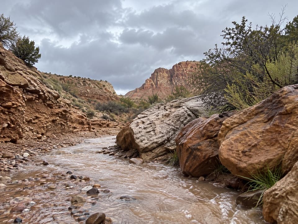 Huber Wash Trail in Zion National Park