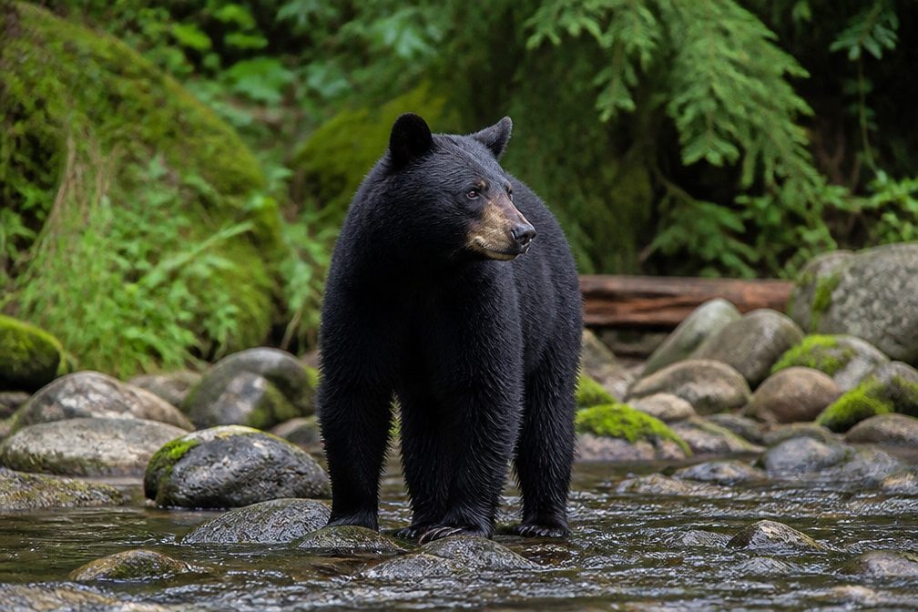 Black Bear in Redwood National Park