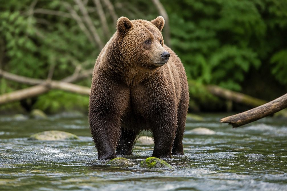 Grizzly Bear in Yoho National Park