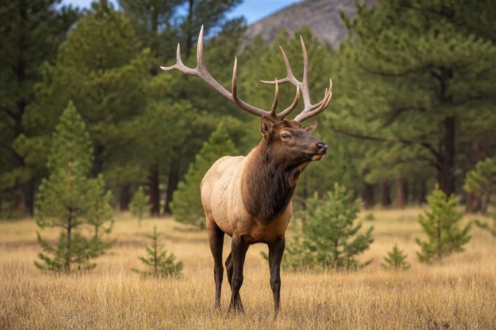 Elk in Yoho National Park