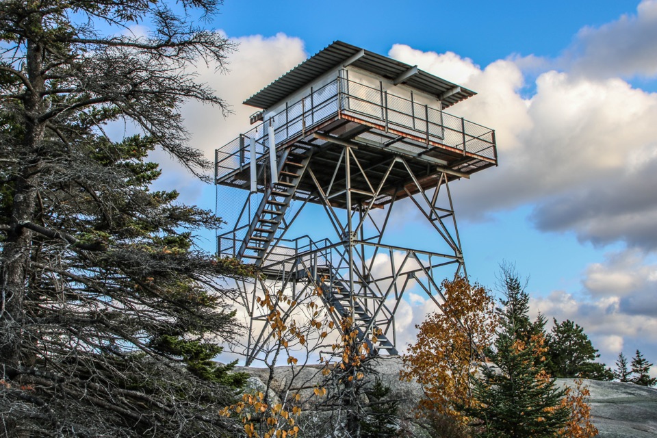 Beech Mountain Fire Tower in Acadia National Park