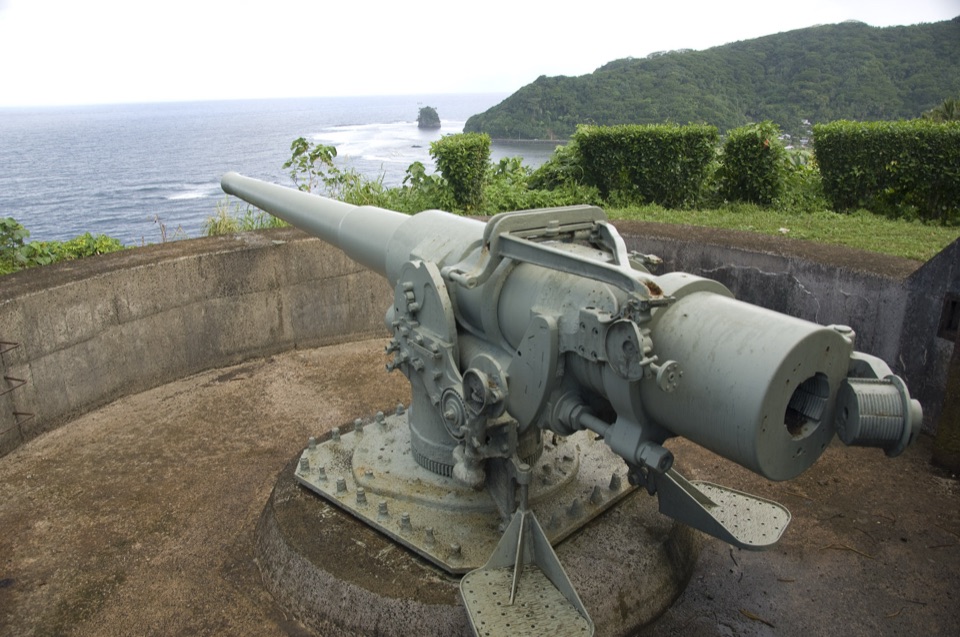 Blunts Point Battery in American Samoa National Park