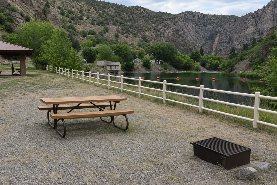 East Portal Picnic Area in Black Canyon of the Gunnison National Park
