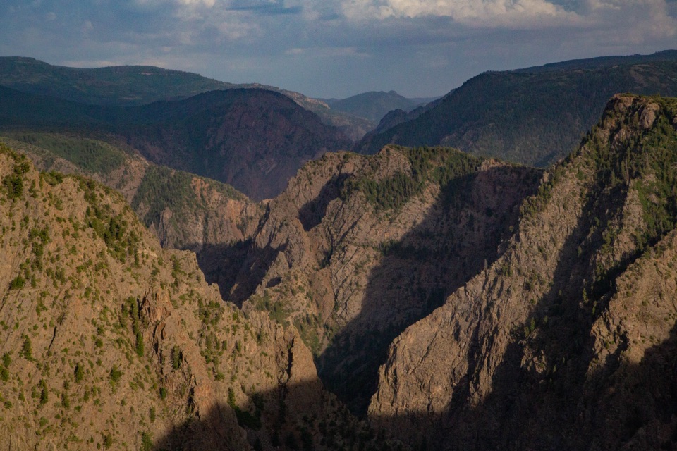 Tomichi Overlook in Black Canyon of the Gunnison National Park