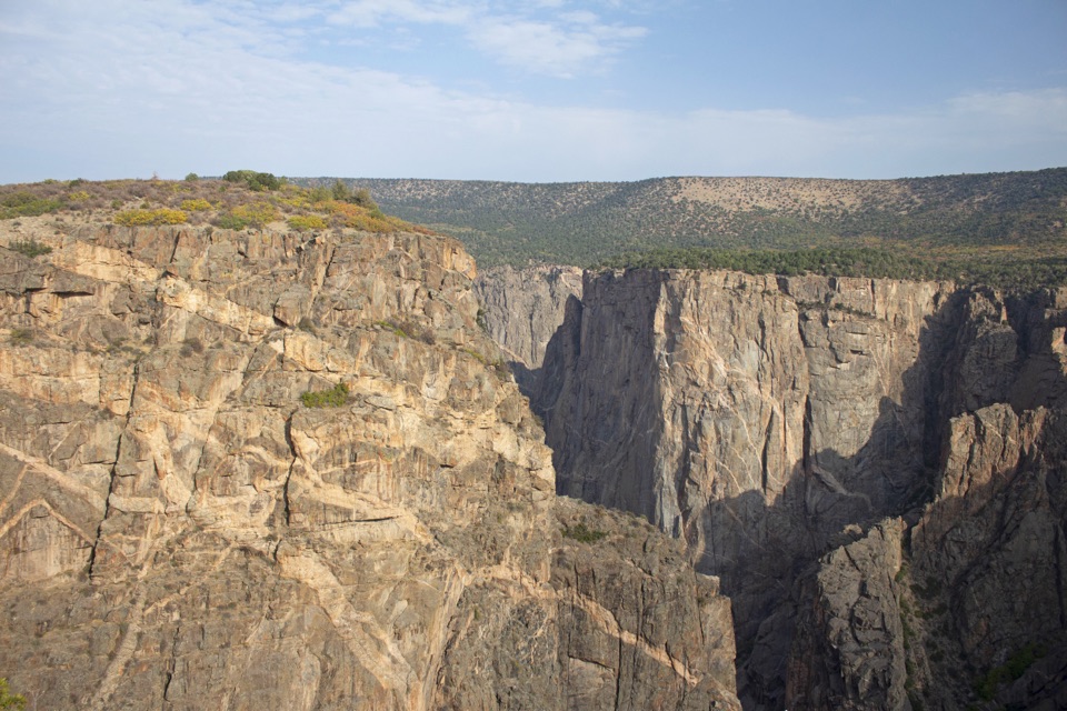 Devil's Lookout Overlook in Black Canyon of the Gunnison National Park