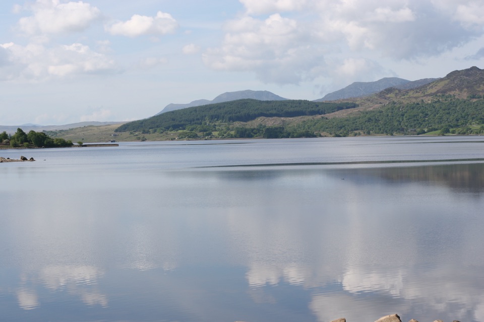 Llyn Trawsfynydd in Eryri National Park