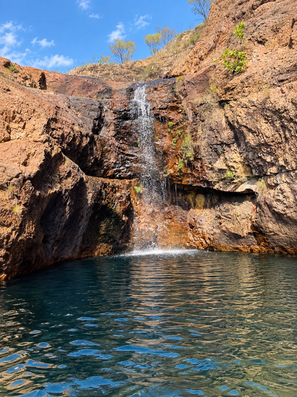 Surprise Creek Campground in Litchfield National Park