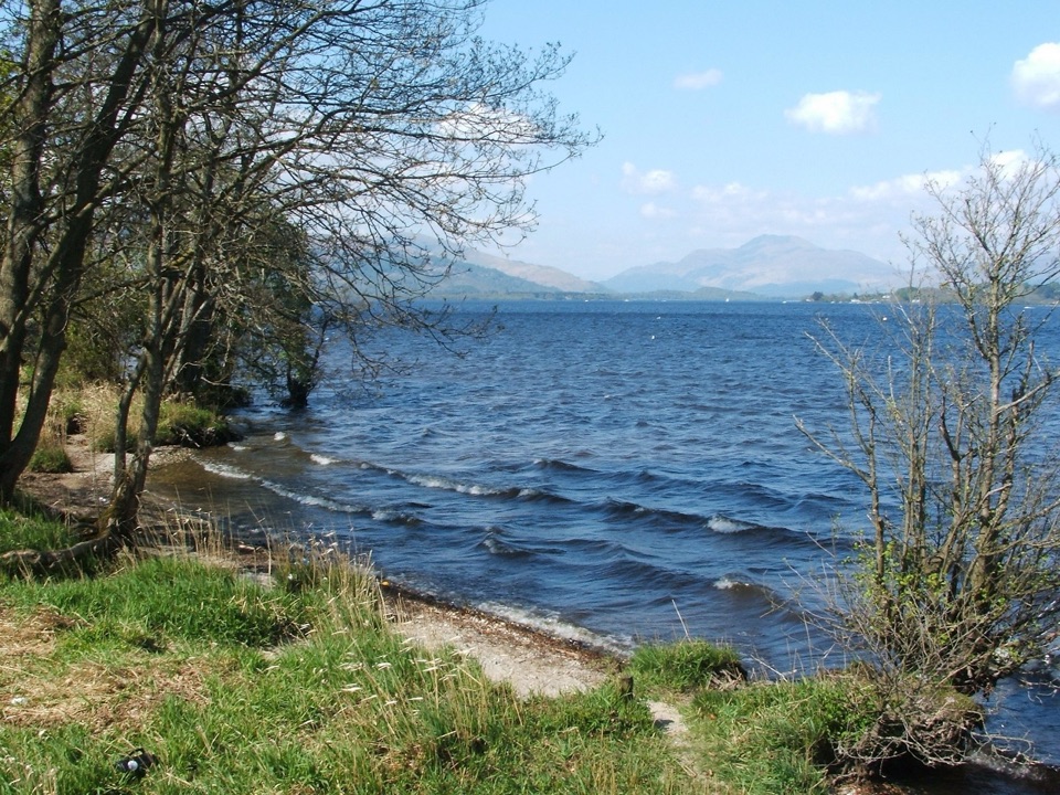Duck Bay Beach and Picnic Area in Loch Lomond & The Trossachs National Park