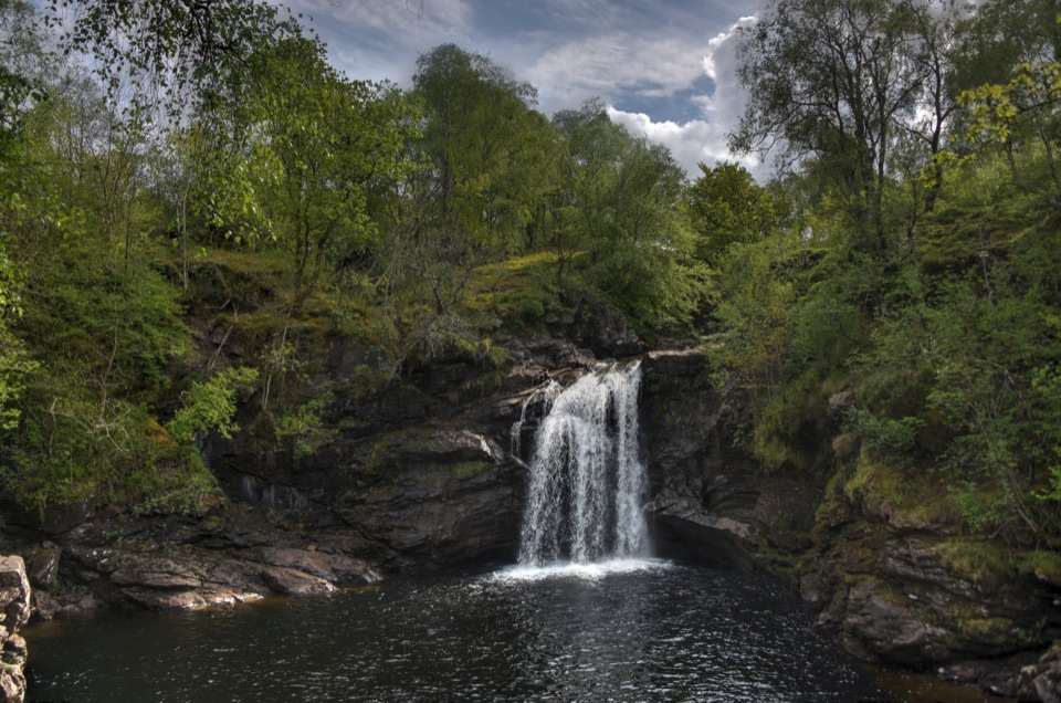 Falls of Falloch and Woven Sound in Loch Lomond & The Trossachs National Park
