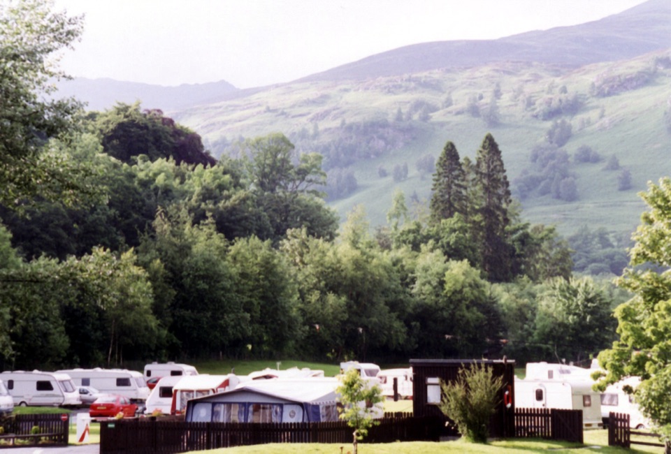Maragowan Caravan and Motorhome Club Campsite in Loch Lomond & The Trossachs National Park
