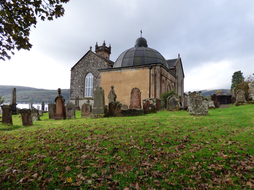 Historic Kilmun and Argyll Mausoleum in Loch Lomond & The Trossachs National Park
