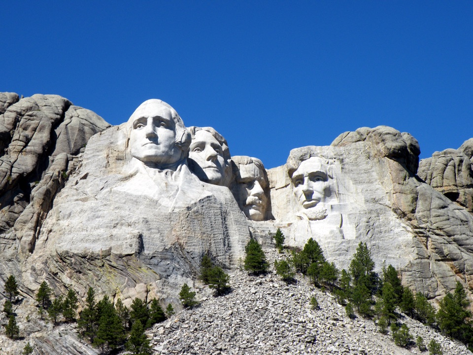 Historic View Terrace in Mount Rushmore National Memorial