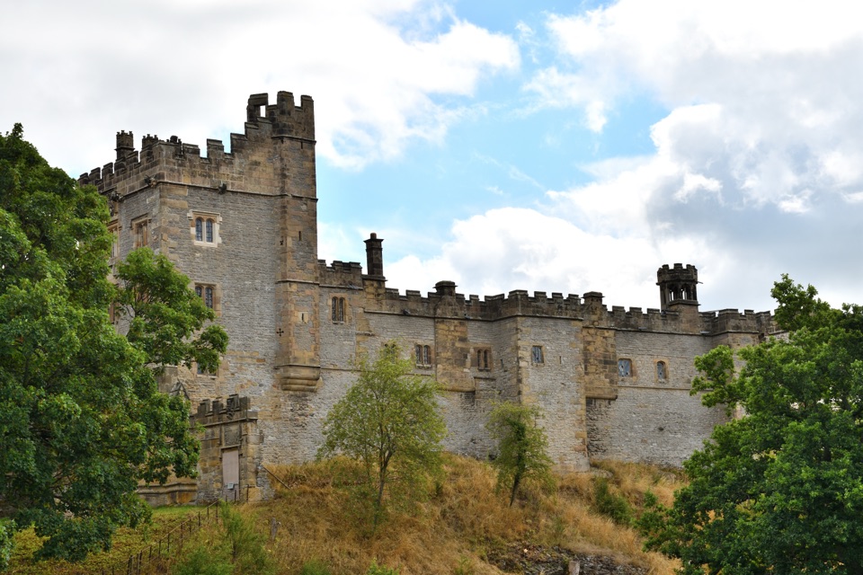 Haddon Hall in Peak District National Park