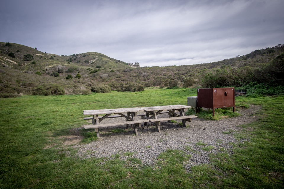 Coast Campground in Point Reyes National Seashore