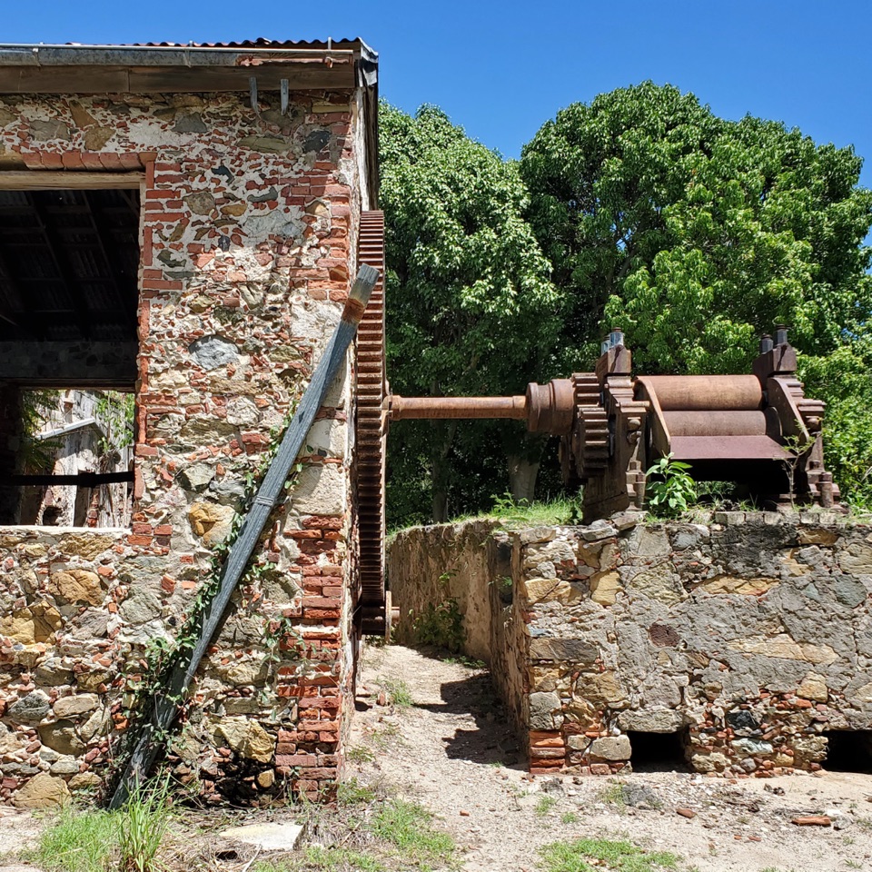 Reef Bay Sugar Mill in Virgin Islands National Park