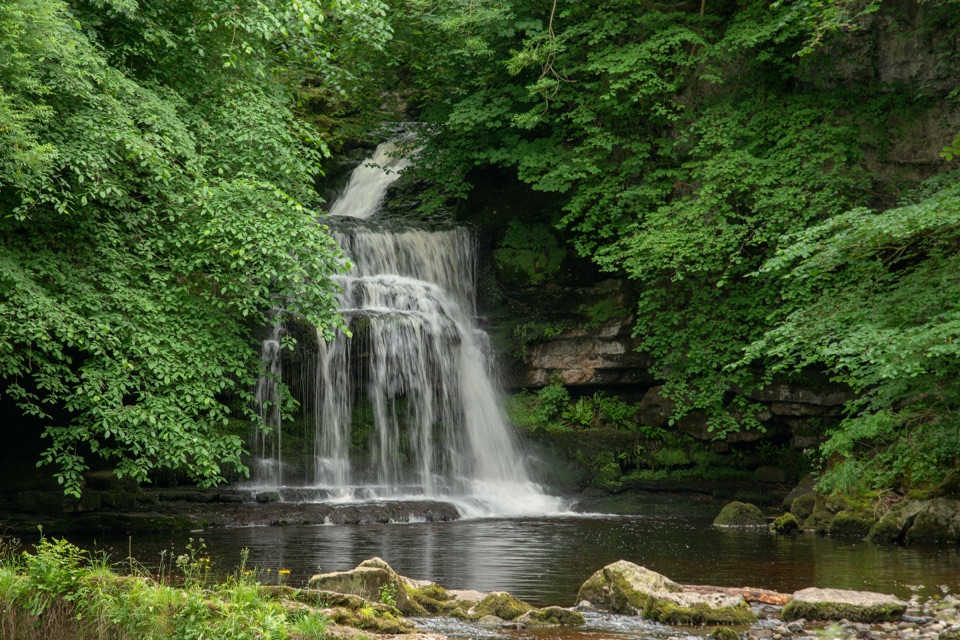 Cauldron Falls in Yorkshire Dales National Park
