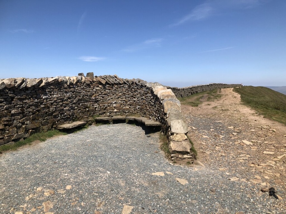 Whernside Summit in Yorkshire Dales National Park