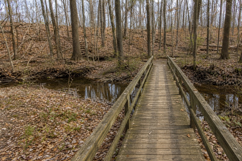 Rock Creek Trail in Cuyahoga Valley National Park