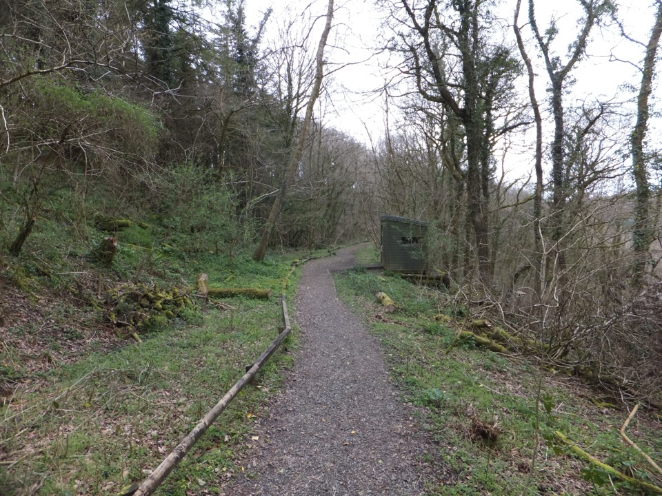Lydford Gorge Railway Path in Dartmoor National Park