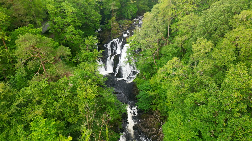 Swallow Falls Walk in Eryri National Park