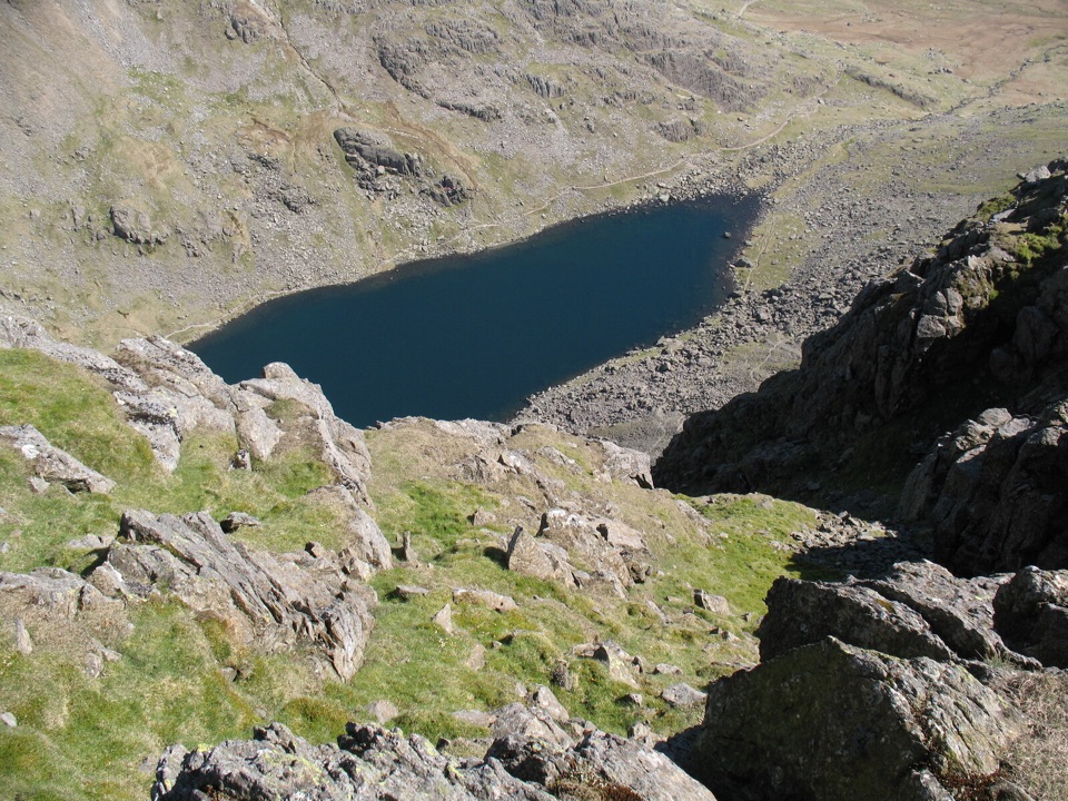Dow Crag and Goat's Water in Lake District National Park