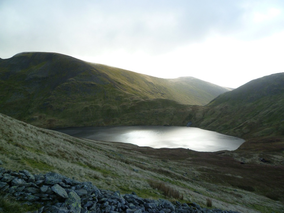 Grisedale Tarn in Lake District National Park