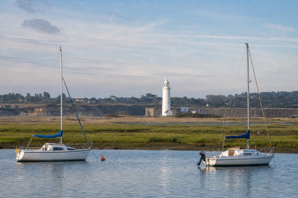 Keyhaven Harbour in New Forest National Park
