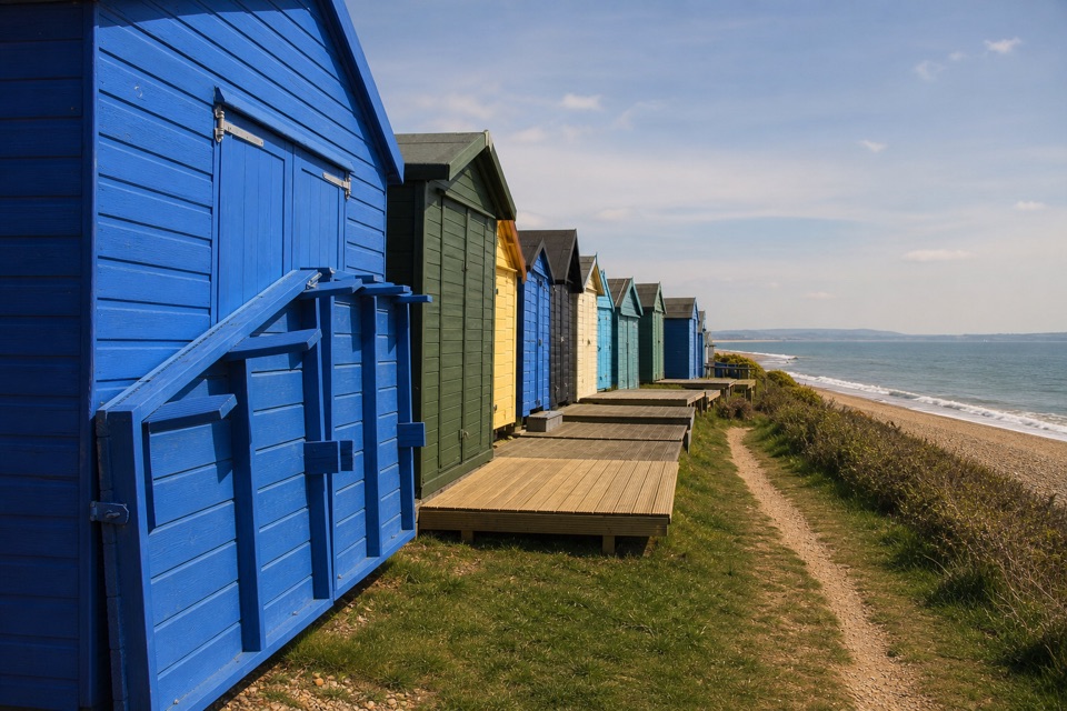 Hordle Cliffs in New Forest National Park